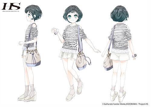Hand Shakers anime character design