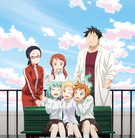 Demi-chan wa Kataritai vinter 2017 anime billede og roller