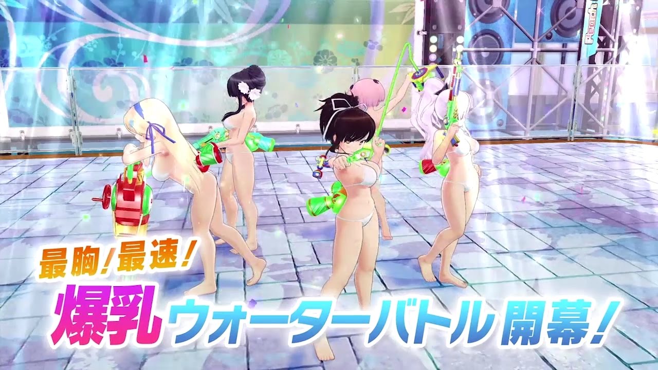 Senran Kagura Peach Beach Splash trailer (PS4)