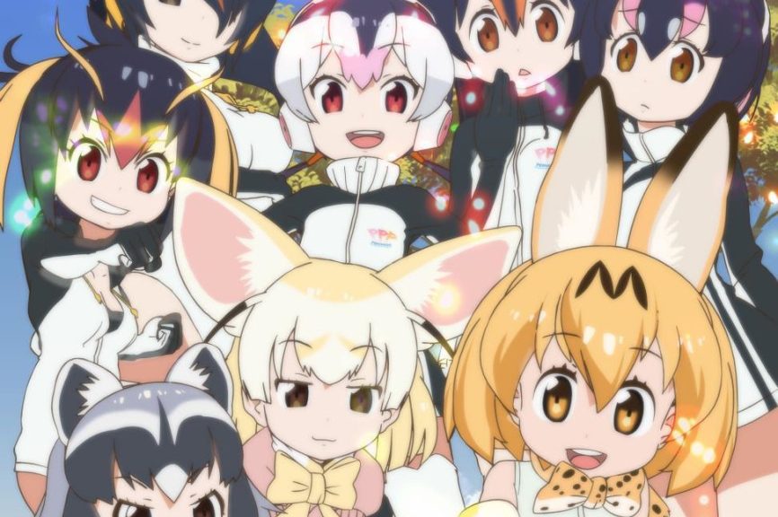 Kemono Friends vinter 2017 TV anime billede
