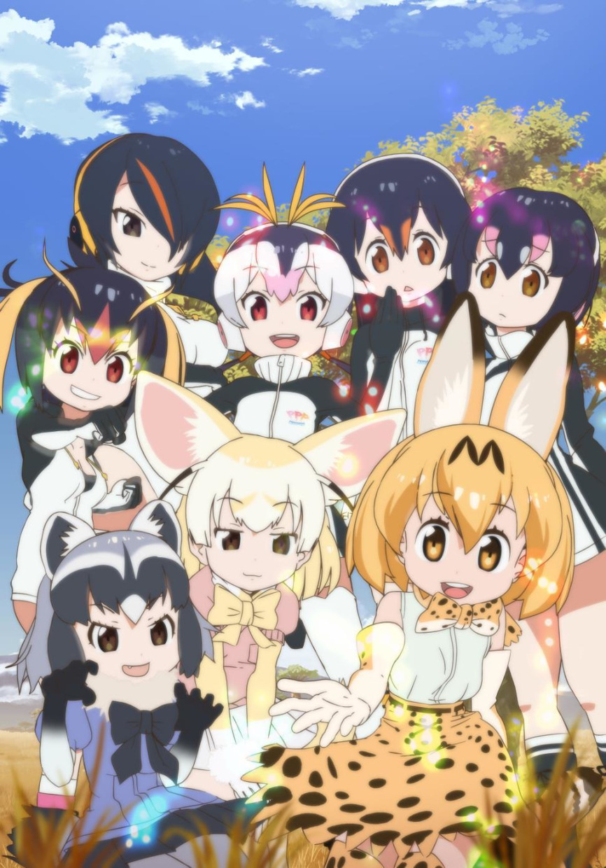 Kemono Friends vinter 2017 TV anime billede