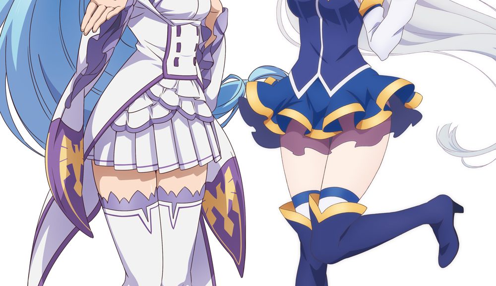 Konosuba x Re:Zero særlig samarbejds bog illustrationer