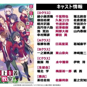 Youkoso Jitsuryoku Shijou Shugi no Kyoushitsu e TV anime info
