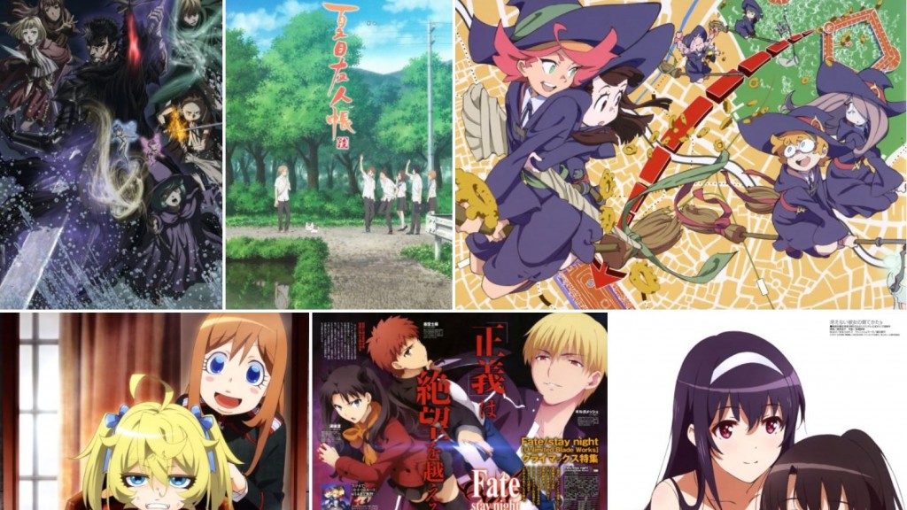 Newtype juni 2017 top 10 anime serier