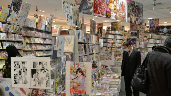 Manga salg efter serie i første del af 2017