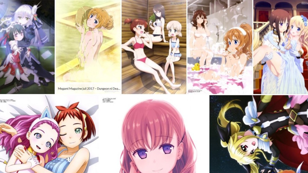 Megami Magazine juli 2017 plakater