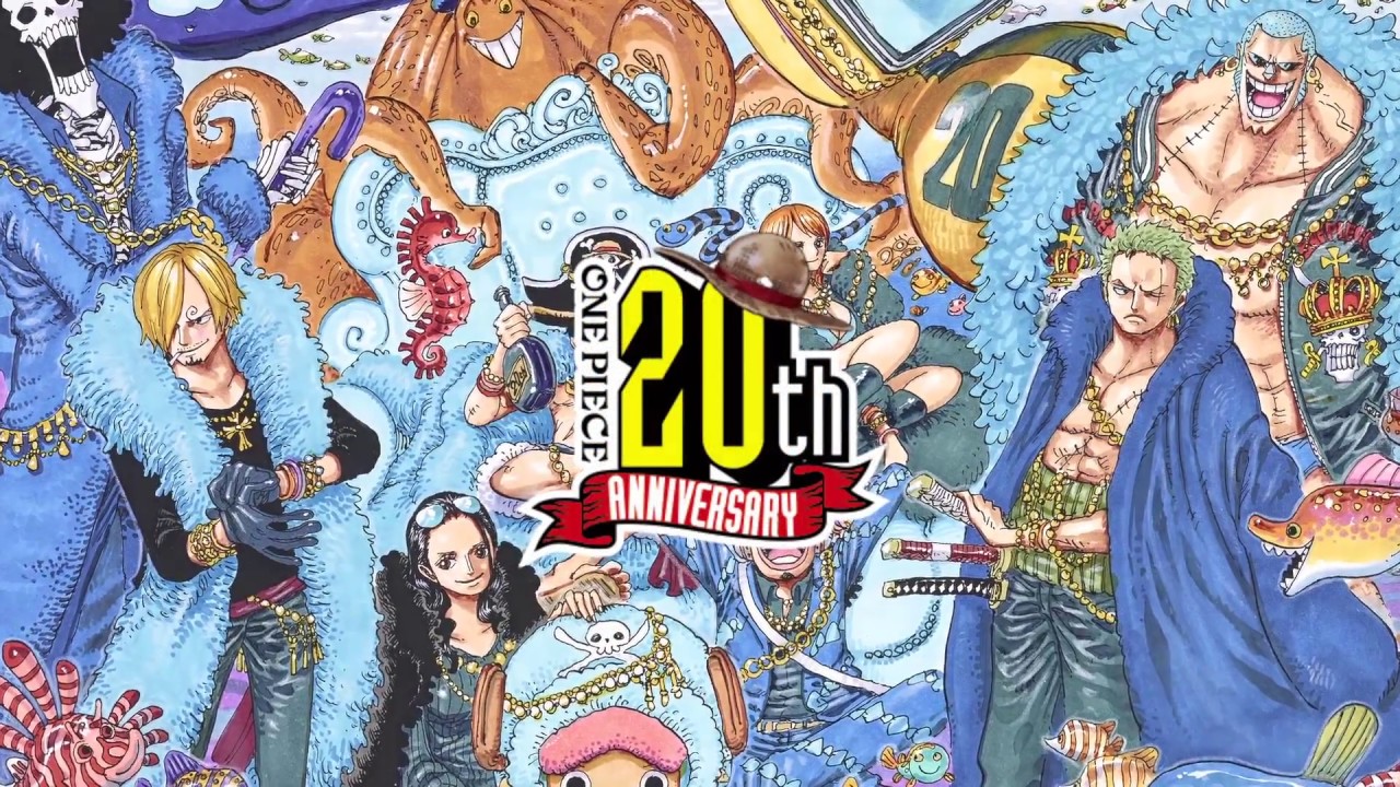 One Piece 20 års jubilæums reklame