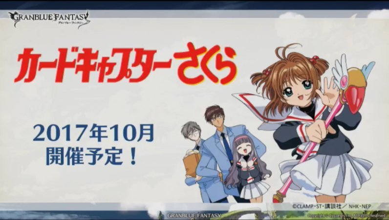 Granblue Fantasy x Cardcaptor Sakura samarbejde annonceret til oktober