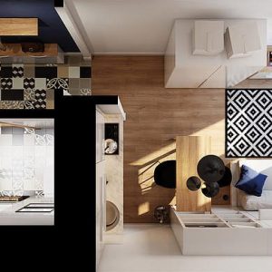 Hvor meget boligareal har den gennemsnitlige husstand i Japan?