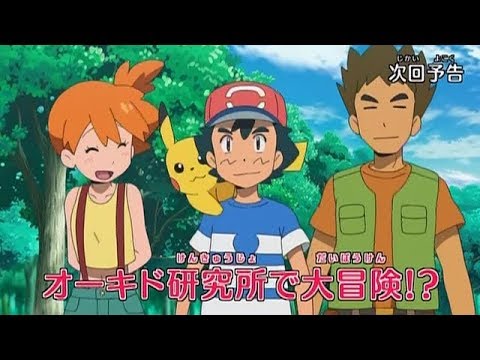 "Pokemon Sun & Moon" anime episode preview med Brock & Misty