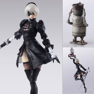 BRING ARTS – NieR:Automata: 2B & Machine (2 Figur Sæt) Action Figur