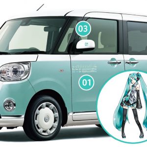Hatsune Miku tema bil annonceret af Daihatsu, The Move Canbus Miku Ver.