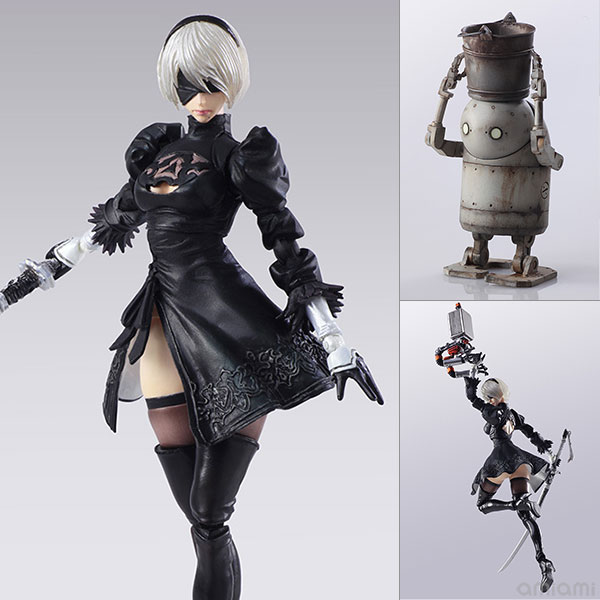 BRING ARTS - NieR:Automata: 2B & Machine (2 Figure Set) Action Figure