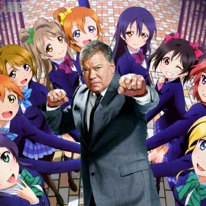 William Shatner sprang ud som Love Live fan med hans Best Girl