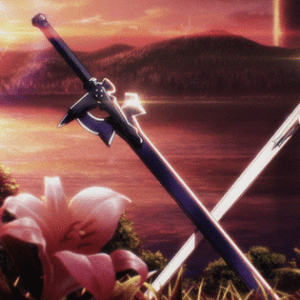 1/1-skala “Sword Art Online” Elucidator sværd