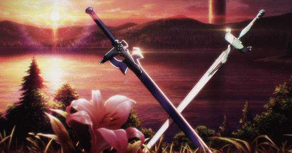 1/1-skala Sword Art Online Elucidator sværd
