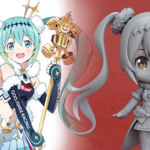 Racing Miku 2018 illustration af Hiro Kanzaki og prototype Nendoroid afsløret