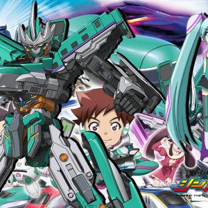Hatsune Miku kører hurtig tog tranformerende robot i “Shinkansen Henkei Robo Shinkalion” TV anime