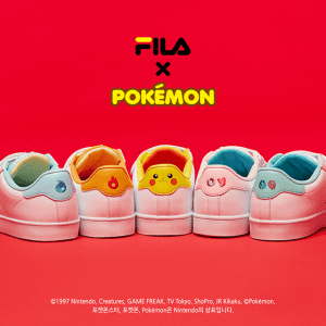 Fila sælger Pokémon sneakers i Sydkorea