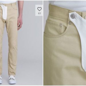 Underlige moderigtige bukser fra Japan