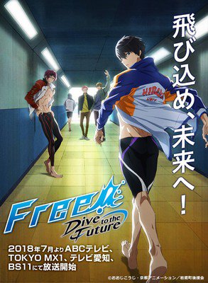 Free! Dive to the Future anime begynder den 11. juli