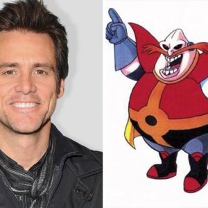 Jim Carrey i rollen som Sonic The Hedgehog skurken Robotnik