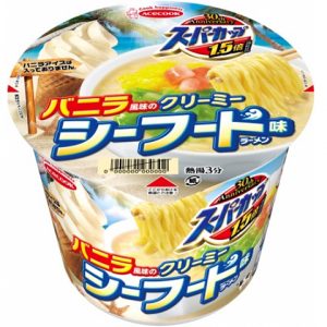 Vanilje-smag cremet seafood kop ramen