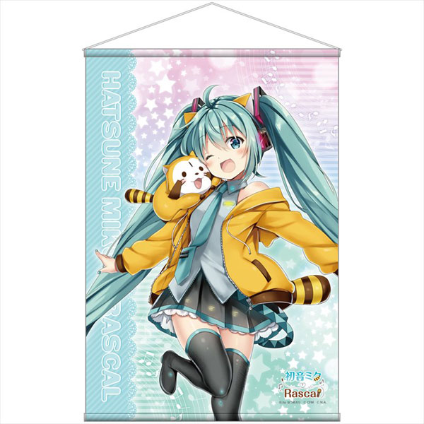 Hatsune Miku x Rascal 2018 B2 Wall Scroll