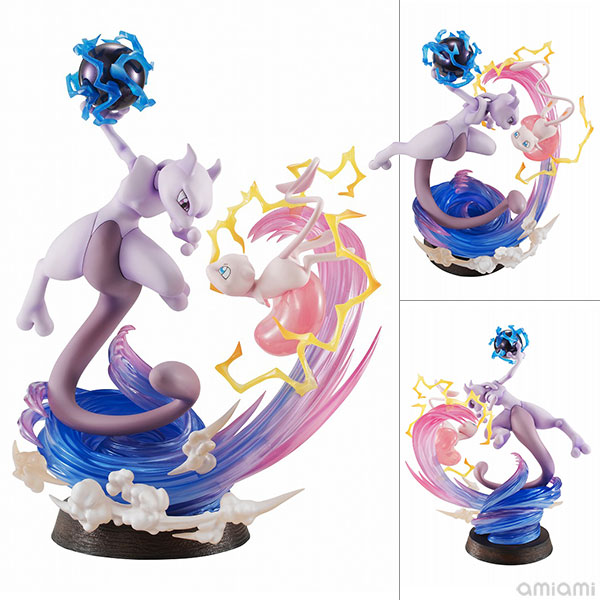 G.E.M. EX Series Pokemon Mew & Mewtwo komplet figur