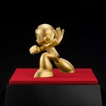 MegaMan statue/figur af massivt guld