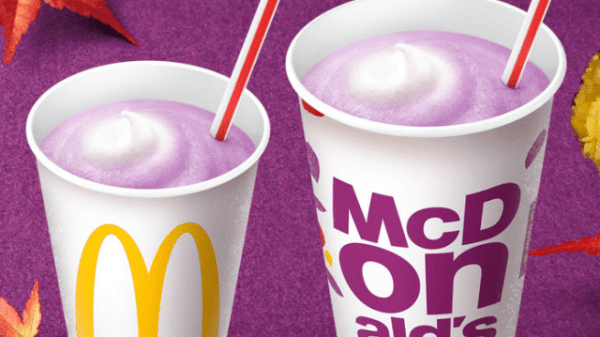 McDonald’s Japan får lilla kartoffel shakes