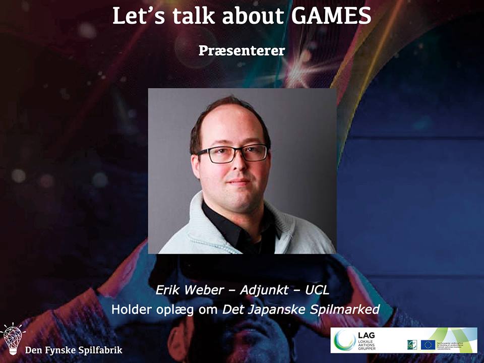 Foredrag om japanske spil på Den Fynske Spilfabrik den 12/10