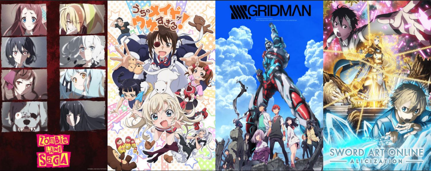 De mest populære anime i efterår 2018 sæsonen i Japan