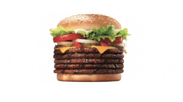 Burger King Japan får en burger med fem bøffer