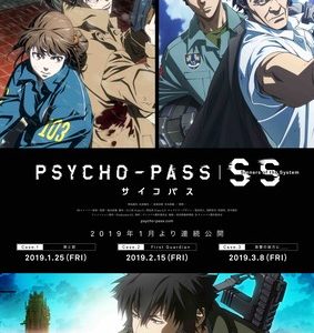 Psycho-Pass SS anime filmtrilogien får manga