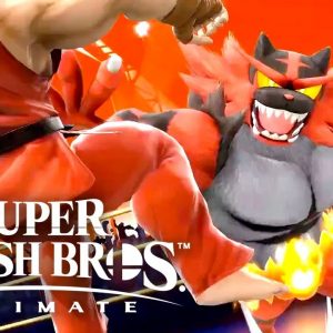 Smash Bros. Ultimate – Street Figher Ken & Inceneroar Trailer