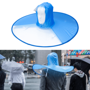 Håndfri paraply ligner en anden form for beskyttelse