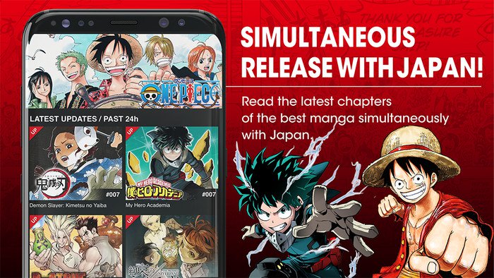 Manga Plus er gratis legal manga samtidig med Japan