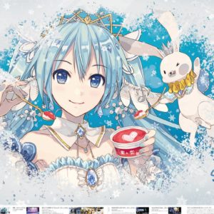 Snow Miku i “Honey and Snow” reklame