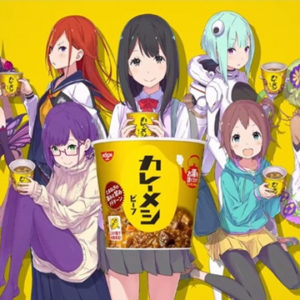 Nissin Curry anime reklame lavet af tegneren bag Re:Zero