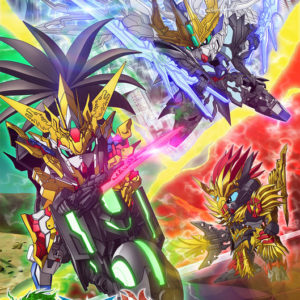 SD Gundam World Sangoku Sōketsuden anime og 2 manga serier