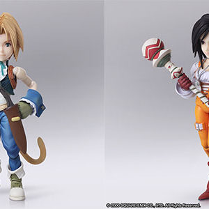 FINAL FANTASY IX BRING ARTS Zidane Tribal & Garnet Til Alexandros XVII