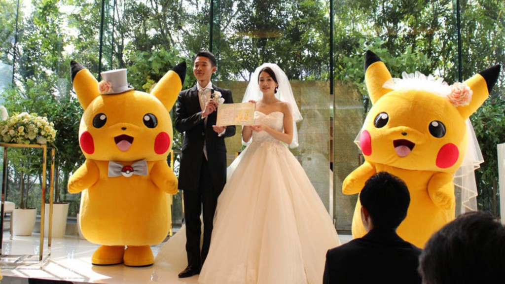 Du kan få et Pokémon bryllup i Japan