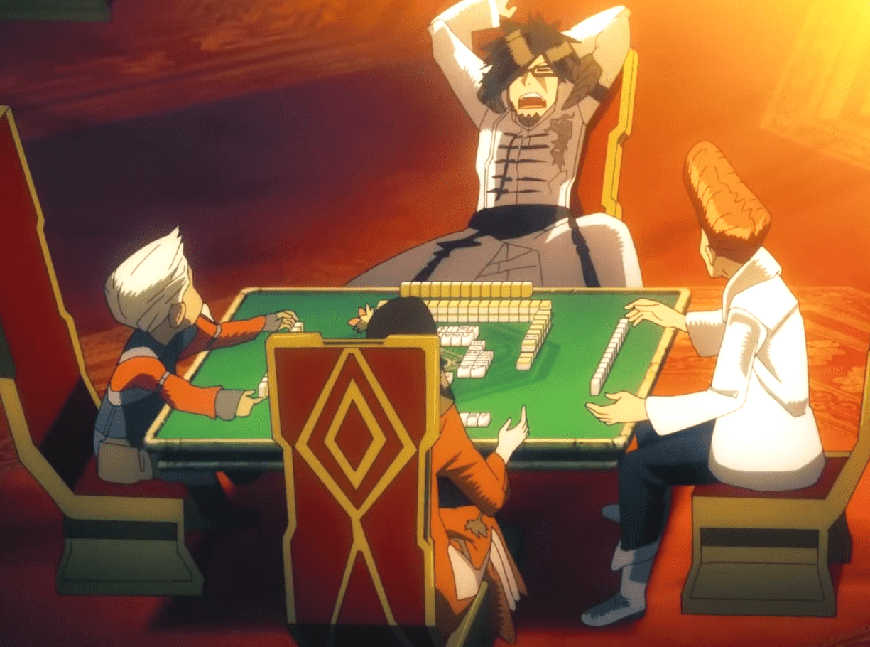 Final Fantasy XIV MMORPG anime reklame med mahjong