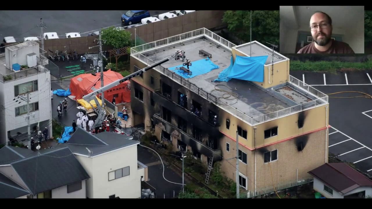 Video om branden hos Kyoto Animation