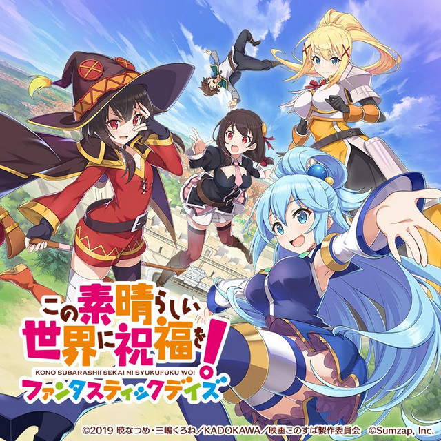 Konosuba får smartphone rollespil