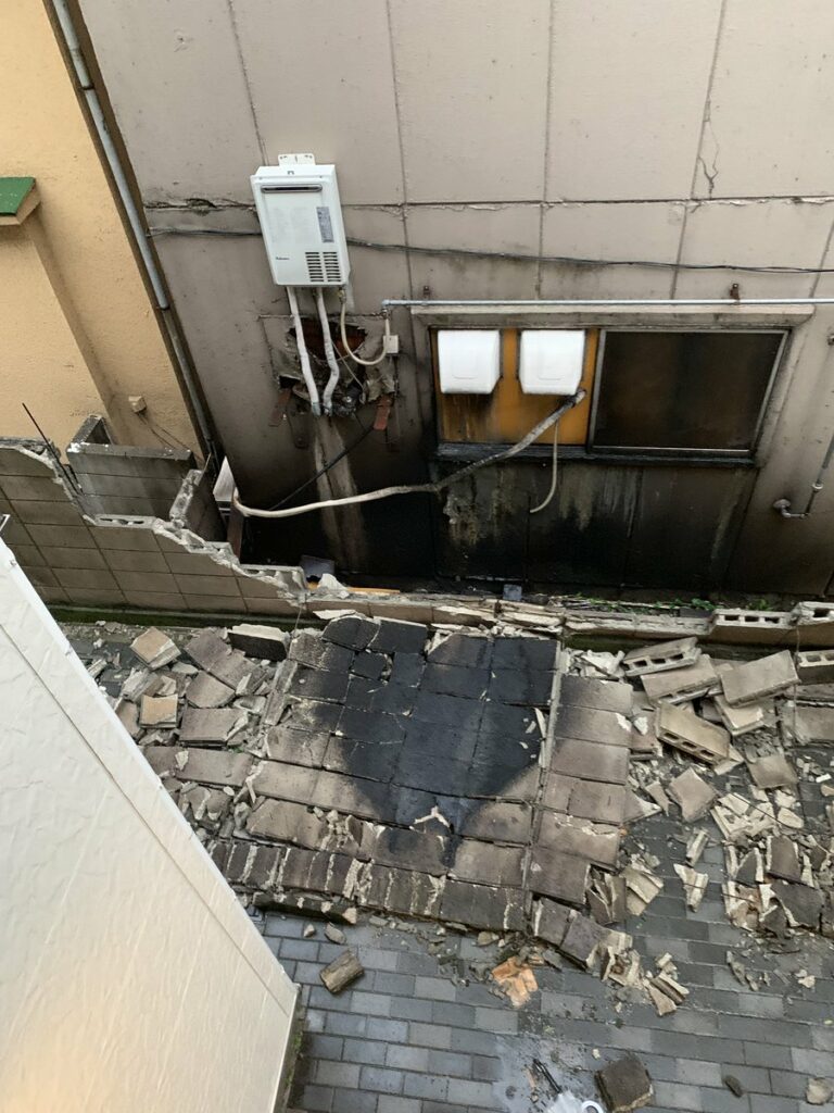 Chiba Prefecture blev hårdest ramt, da tyfonen først ramte land der