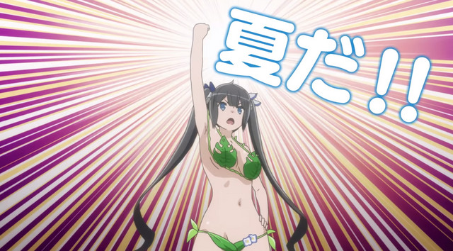 Is It Wrong to Try to Pick Up Girls in a Dungeon? II OVA trailer viser Hestia i badedragt