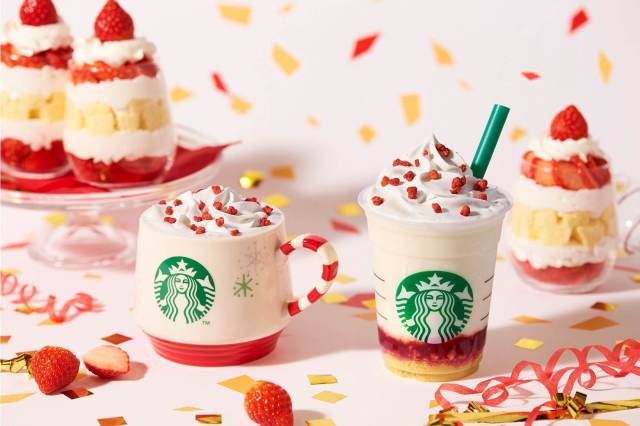 Starbucks Japan får Merry Strawberry Cake Frappuccino til jul