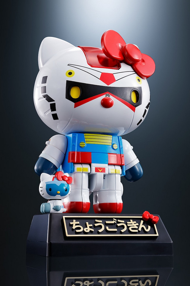 Hello Kitty x Gundam venskabsfigurer